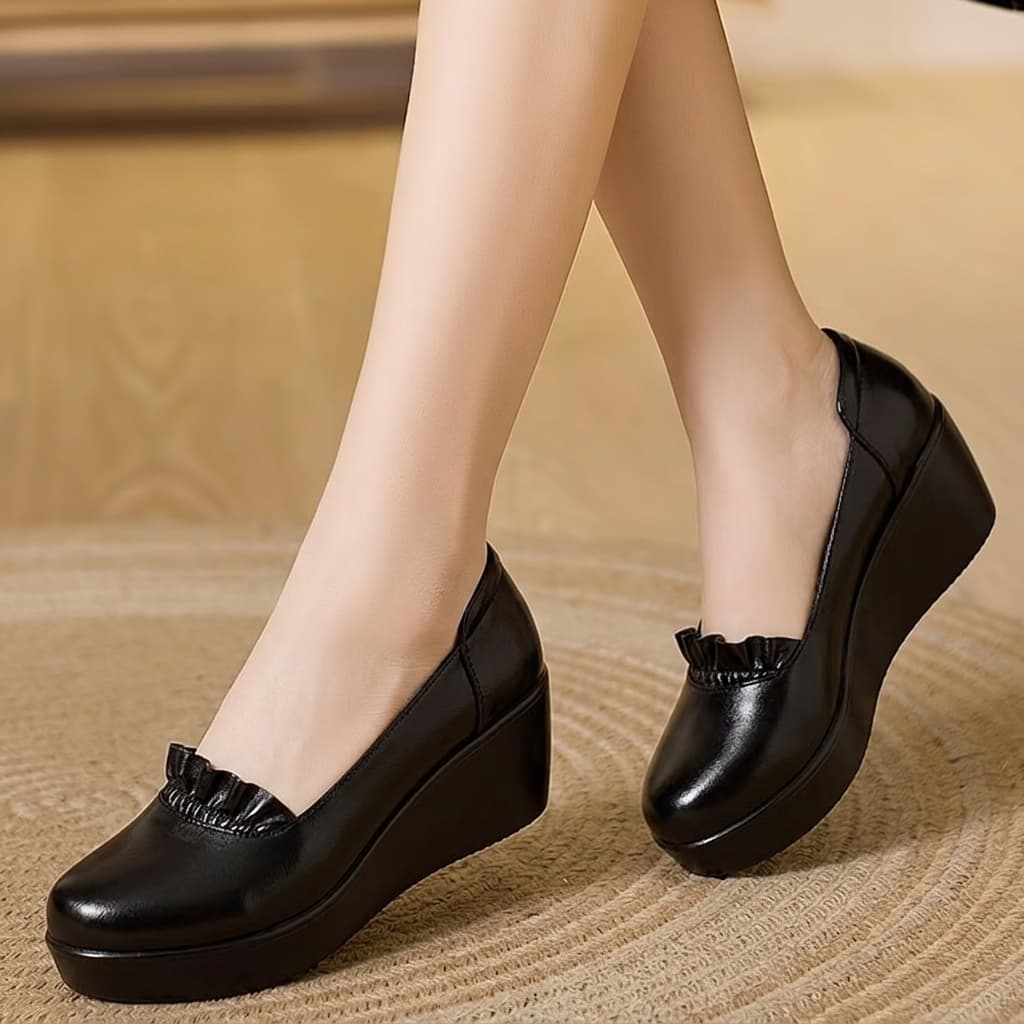 Mocassins Chic à Plateforme 🖤